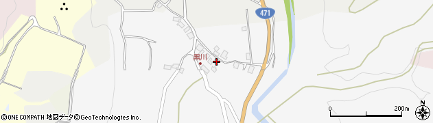 石川県かほく市黒川ヨ179周辺の地図