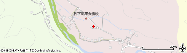 栃木県日光市佐下部166周辺の地図