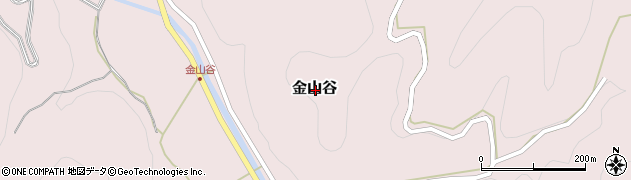 富山県魚津市金山谷周辺の地図