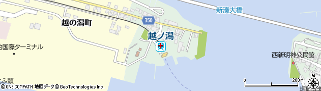 富山県射水市周辺の地図
