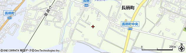 石川県かほく市長柄町（ヲ）周辺の地図