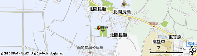 長野県中野市間長瀬107周辺の地図