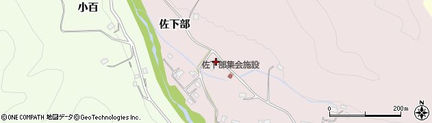 栃木県日光市佐下部297周辺の地図