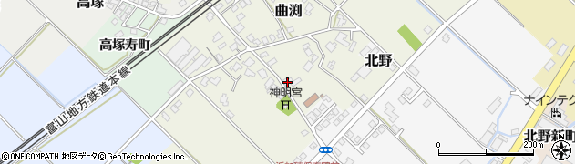 富山県滑川市曲渕83周辺の地図