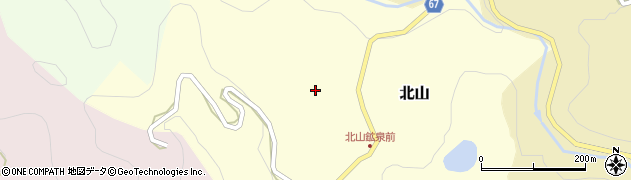 富山県魚津市北山884周辺の地図