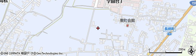 石川県かほく市高松カ周辺の地図