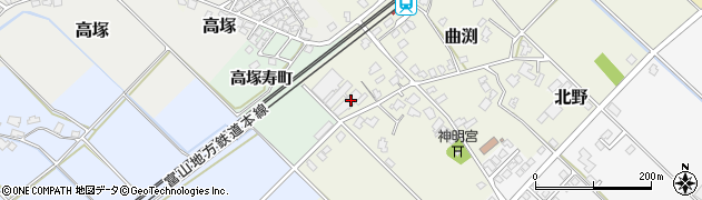 富山県滑川市曲渕175周辺の地図