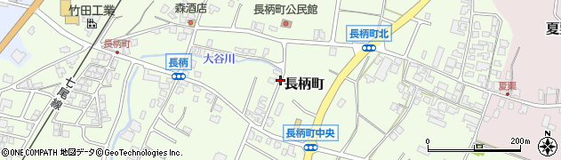 石川県かほく市長柄町（ヨ）周辺の地図