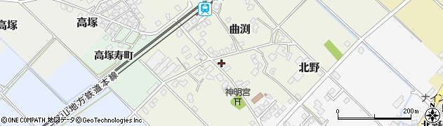 富山県滑川市曲渕97周辺の地図