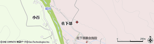 栃木県日光市佐下部206周辺の地図