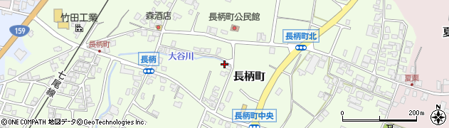 石川県かほく市長柄町リ周辺の地図