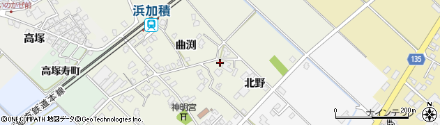 富山県滑川市曲渕55周辺の地図