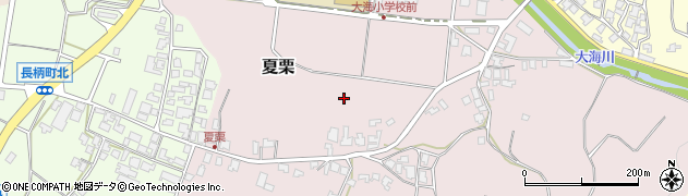 石川県かほく市夏栗（ハ）周辺の地図