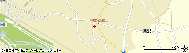 長野県中野市越599周辺の地図