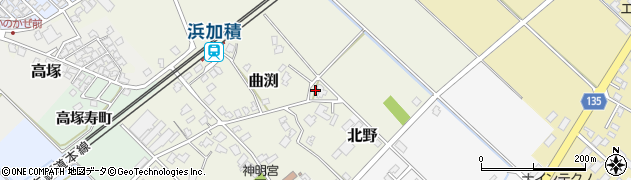 富山県滑川市曲渕53周辺の地図