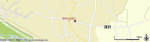 長野県中野市越117周辺の地図