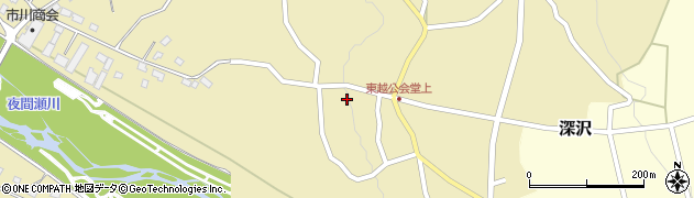 長野県中野市越573周辺の地図