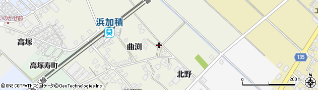 富山県滑川市曲渕45周辺の地図