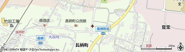 石川県かほく市長柄町ワ周辺の地図
