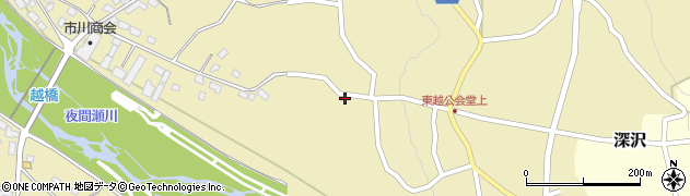 長野県中野市越676周辺の地図