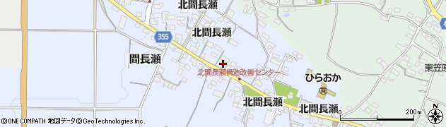 長野県中野市間長瀬周辺の地図