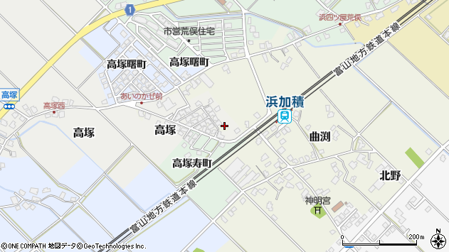 〒936-0014 富山県滑川市高塚新町の地図