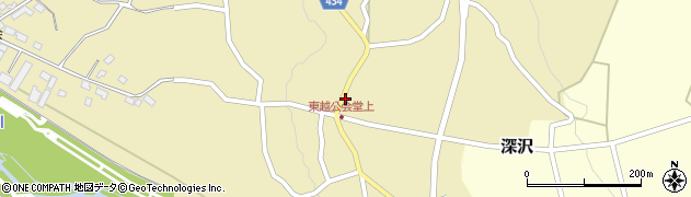 長野県中野市越122周辺の地図