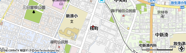 富山県射水市桜町周辺の地図