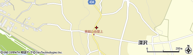 長野県中野市越129周辺の地図