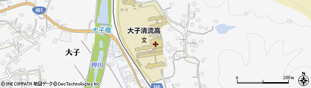 茨城県立大子清流高等学校周辺の地図