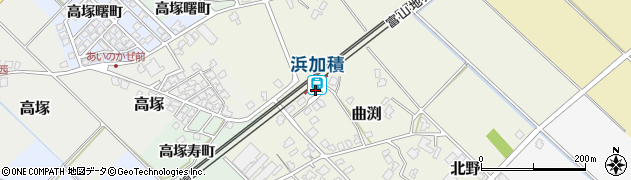 浜加積駅周辺の地図