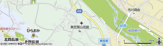 長野県中野市笠原東笠原周辺の地図
