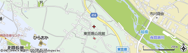 長野県中野市笠原東笠原118周辺の地図