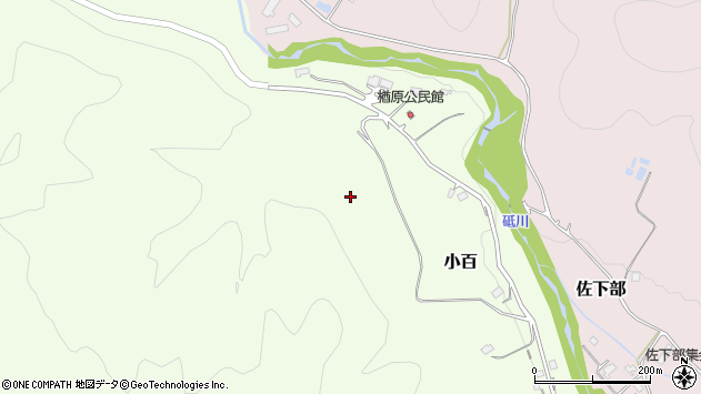 〒321-2425 栃木県日光市小百楢原の地図