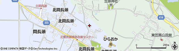 長野県中野市間長瀬482周辺の地図