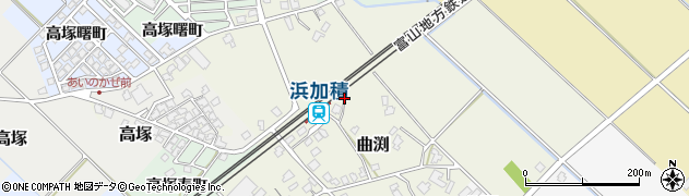 富山県滑川市曲渕37周辺の地図