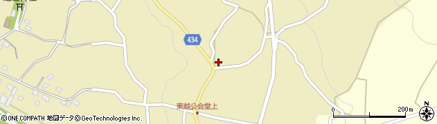 長野県中野市越411周辺の地図