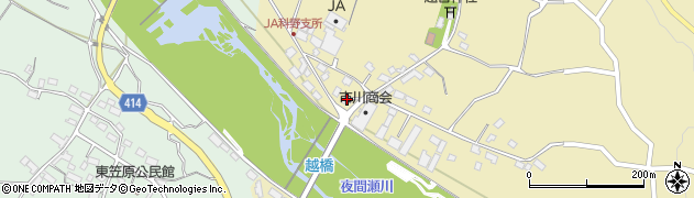 長野県中野市越1222周辺の地図