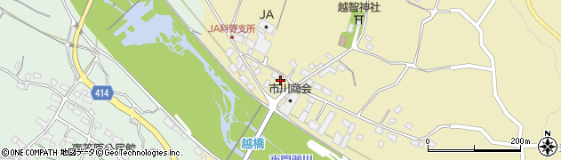 長野県中野市越1213周辺の地図