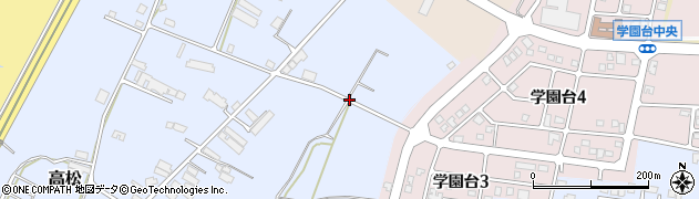 石川県かほく市高松（ワ）周辺の地図
