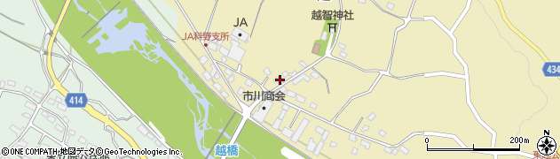 長野県中野市越1101周辺の地図