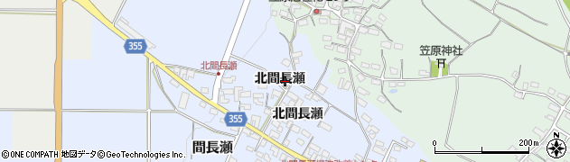 長野県中野市間長瀬427周辺の地図