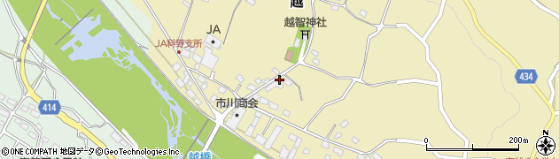 長野県中野市越1106周辺の地図