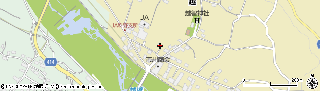 長野県中野市越1125周辺の地図