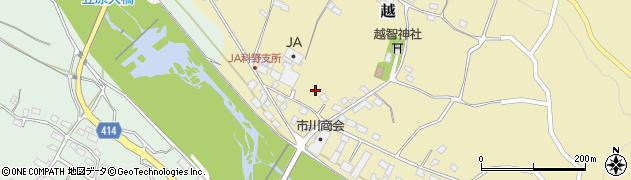 長野県中野市越1127周辺の地図