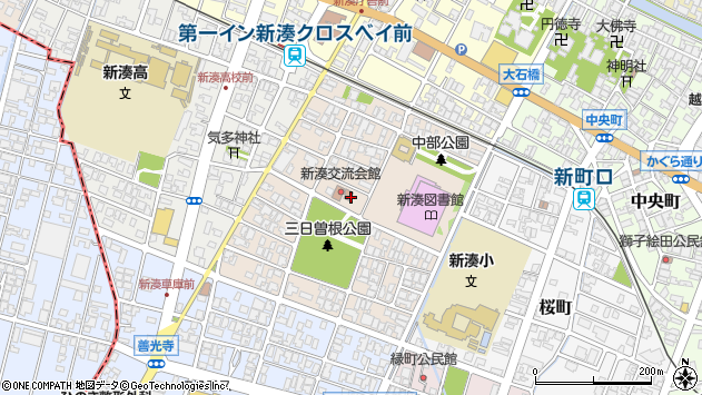 〒934-0016 富山県射水市三日曽根の地図