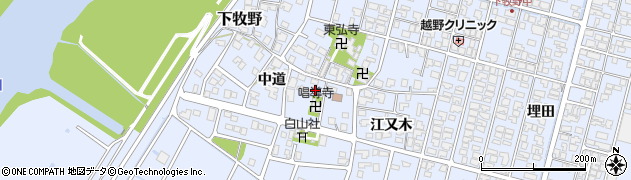 富山県高岡市下牧野中道1411周辺の地図