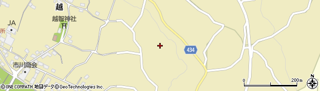長野県中野市越651周辺の地図
