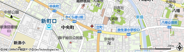 北陸銀行新湊支店周辺の地図