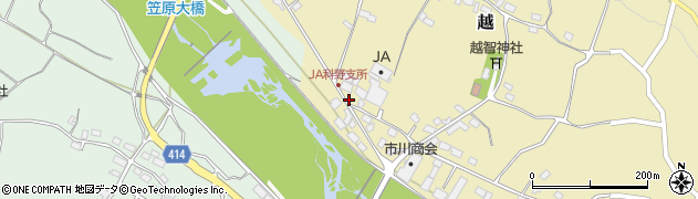 長野県中野市越1150周辺の地図